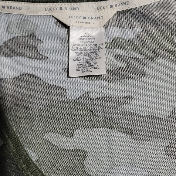 Lucky Brand Knit Camo Tank - Picture 2 of 5